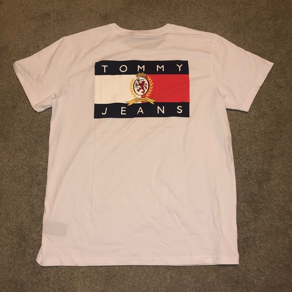 White Tommy Hilfiger Flag Shirt - Picture 2 of 4
